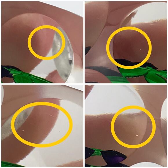 Perthshire 1977B Plums Lampwork Fruit Miniature Faceted Grid-Cut Paperweight - Picture 12 of 15